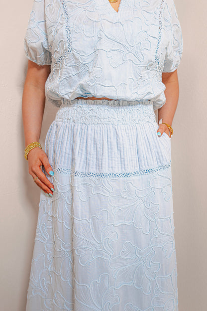 Skyline Embroidered Skirt
