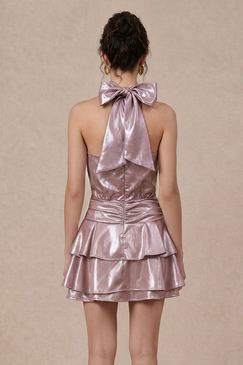 Rose Reflection Mini Dress