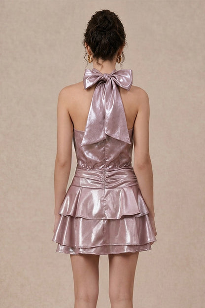 Rose Reflection Mini Dress
