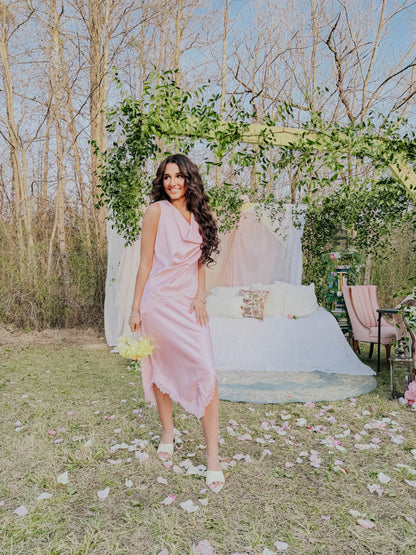 Lace & Light Drape Skirt