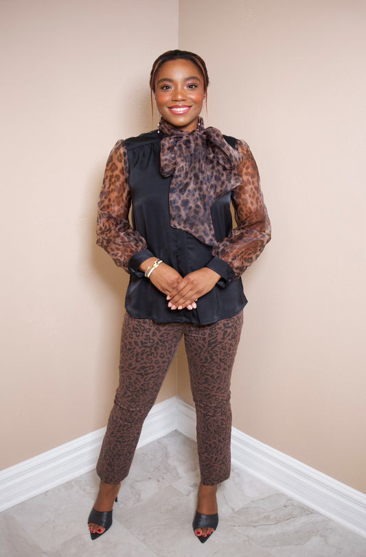 Fierce & Feminine Bow Blouse