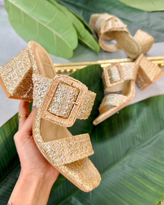 Matisse Lucy Gold Sandals