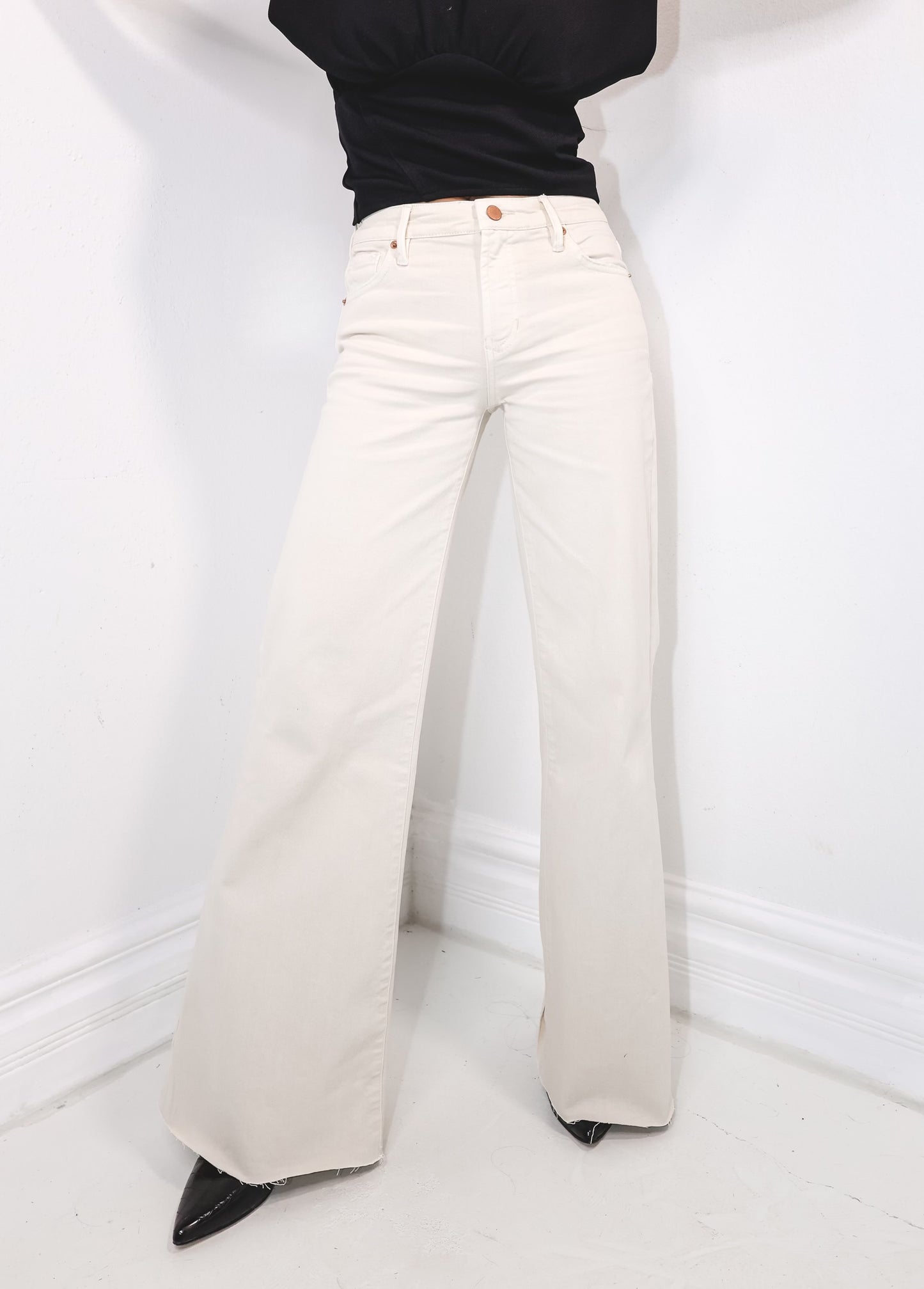 Dear John Mid Fiona Wide Leg Jeans