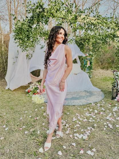 Lace & Light Drape Skirt