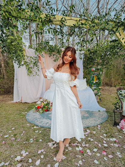 Soft Linen Promises Midi Dress