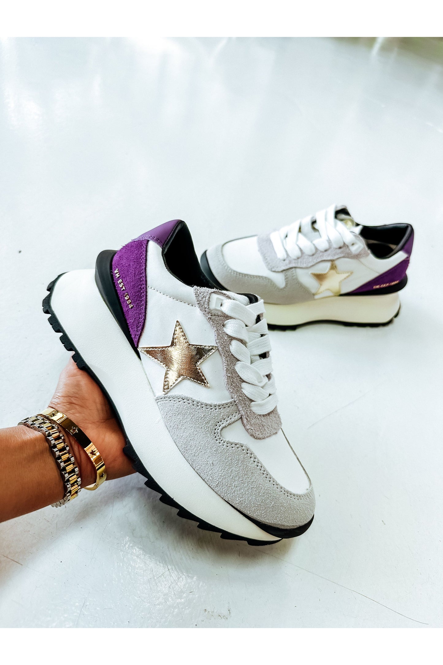 Vintage Havana Major Purple & Blk/Gold  Sneaker