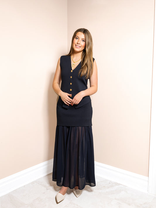 Midnight Harbor Knit Top