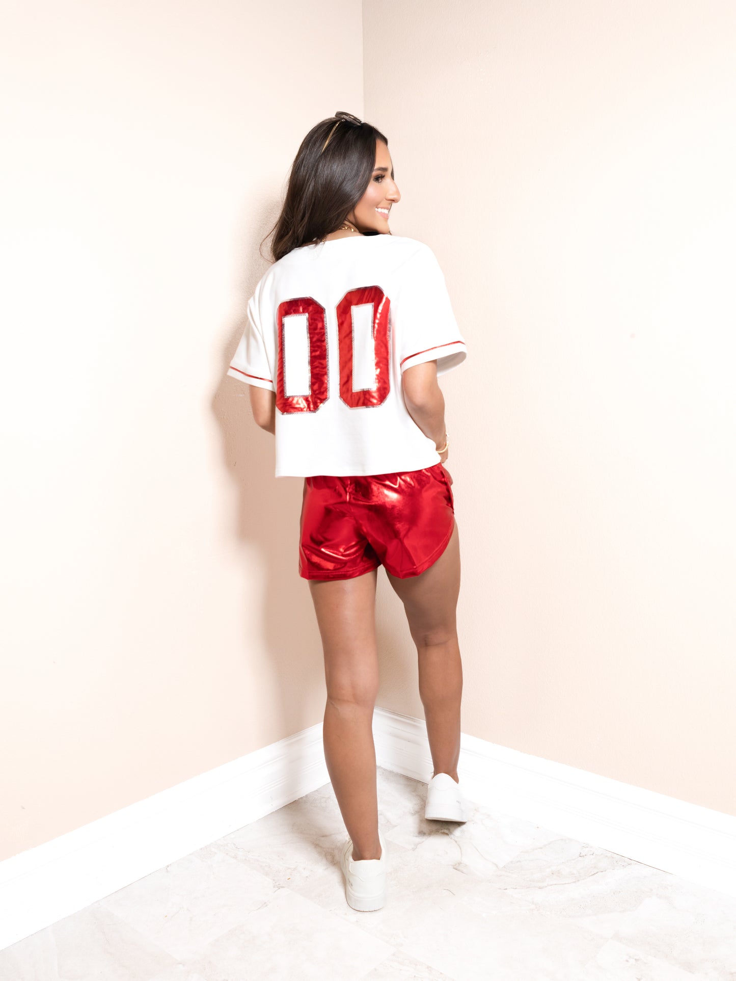 Game Day Glam Jersey Top