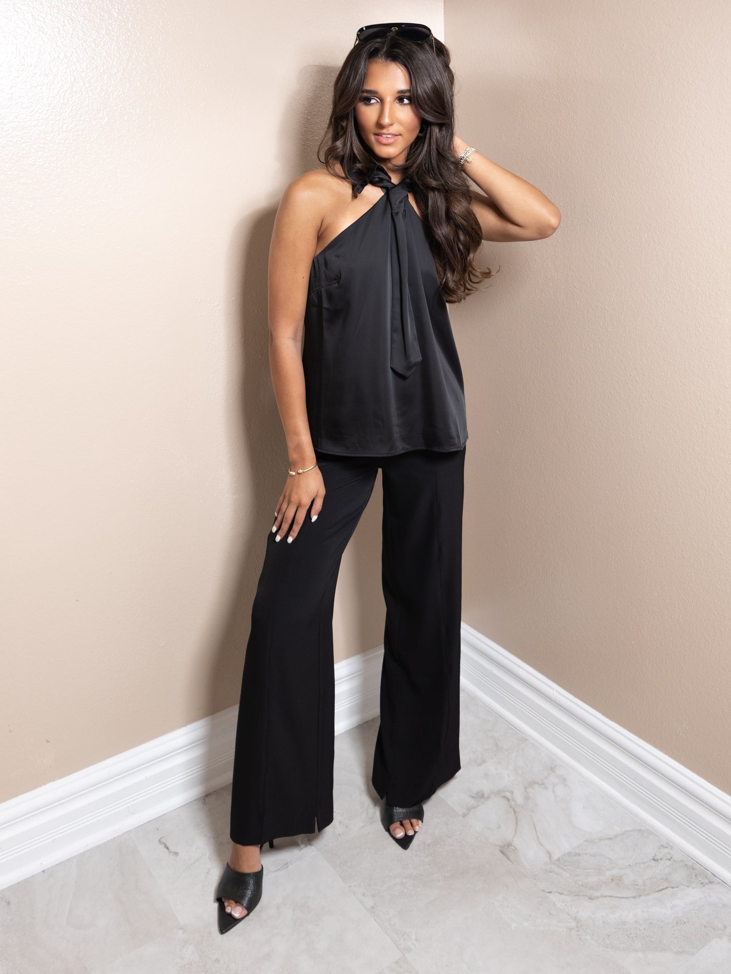 Tie Affair Halter Blouse