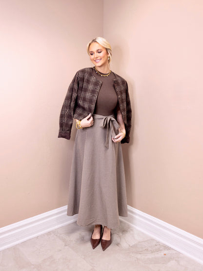 The Fall Society Midi Dress