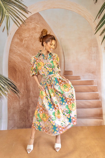 Maison in Bloom Midi Dress