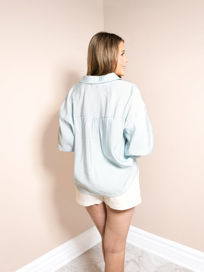Cloudline Bubble Sleeve Blouse