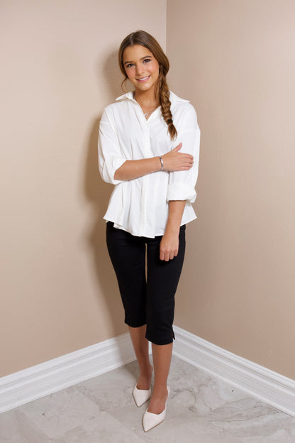 Pleated to Perfection Long Sleeve Top