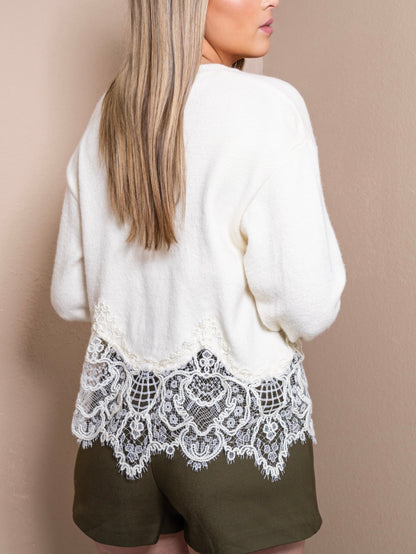 The Eloise Lace Cardigan