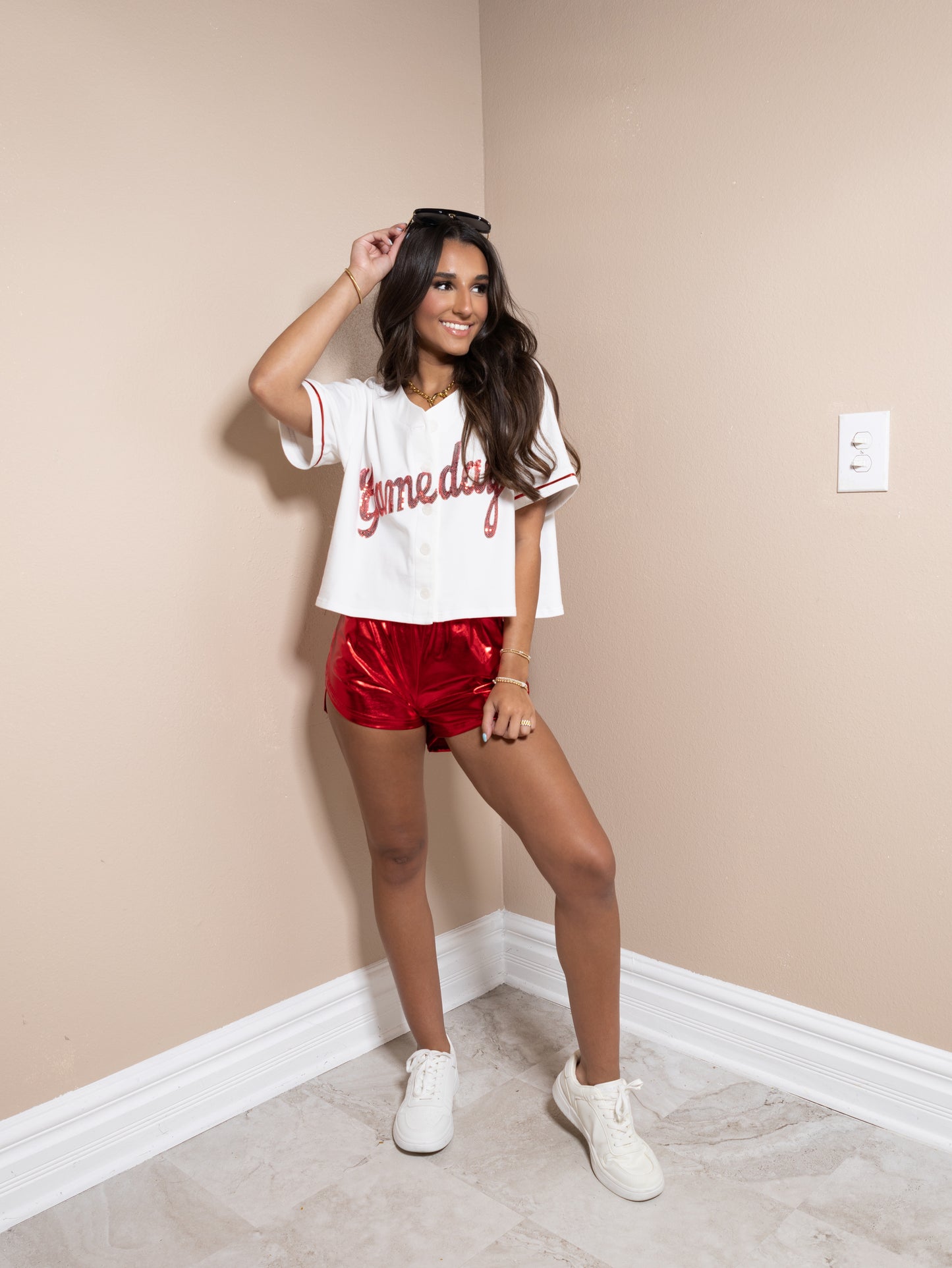 Game Day Glam Jersey Top (Copy)