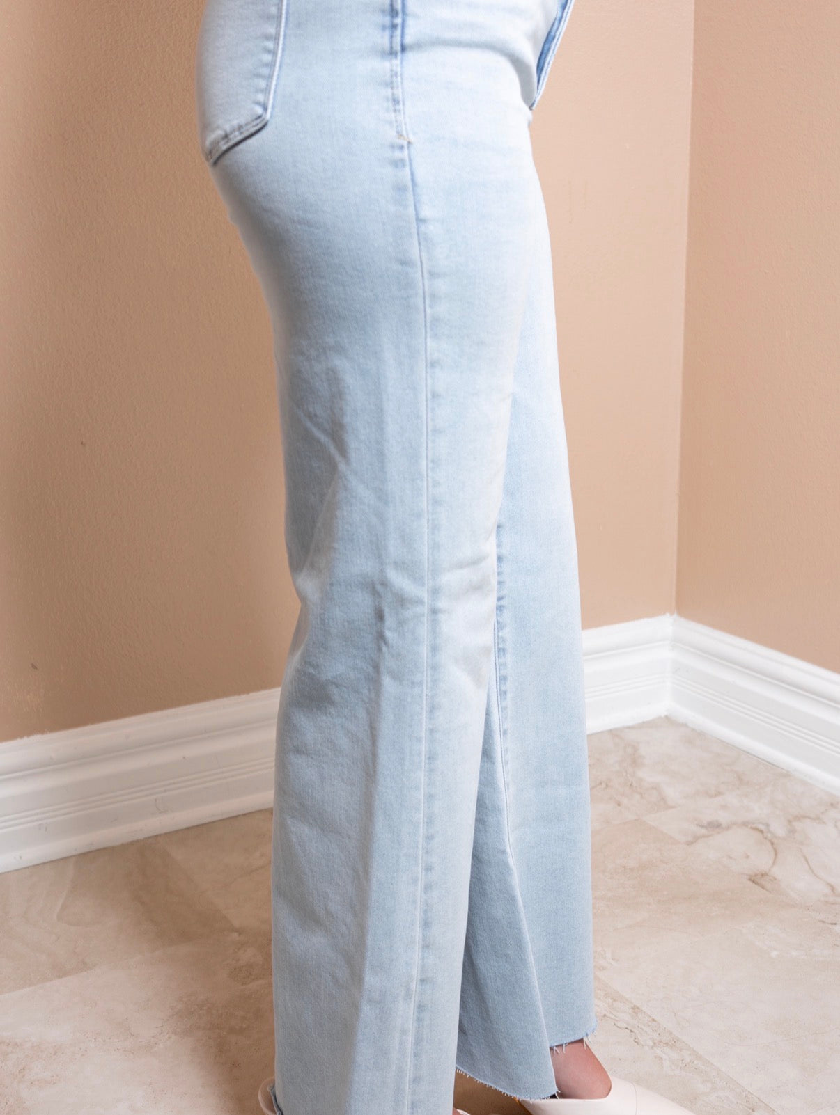Dear John Fiona Rain Drops Wide Leg Jeans