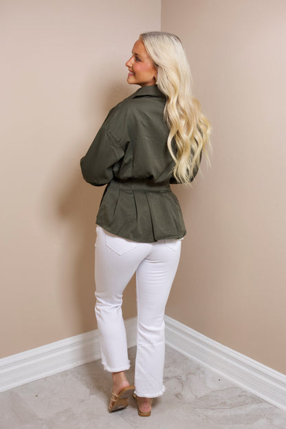 Pleated to Perfection Long Sleeve Top