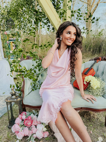 Lace & Light Drape Skirt