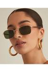 BANBE Lima-Gold-Green Sunglasses-Sunglasses-KCoutureBoutique, women's boutique in Bossier City, Louisiana
