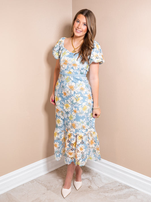 Bluebell Garden Midi Dress