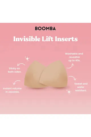 BOOMBA Invisible Instant Lift Inserts-Accessories-KCoutureBoutique, women's boutique in Bossier City, Louisiana