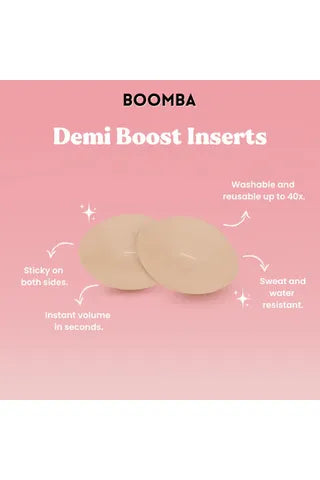 BOOMBA Silicone Demi Boost Inserts-Accessories-KCoutureBoutique, women's boutique in Bossier City, Louisiana