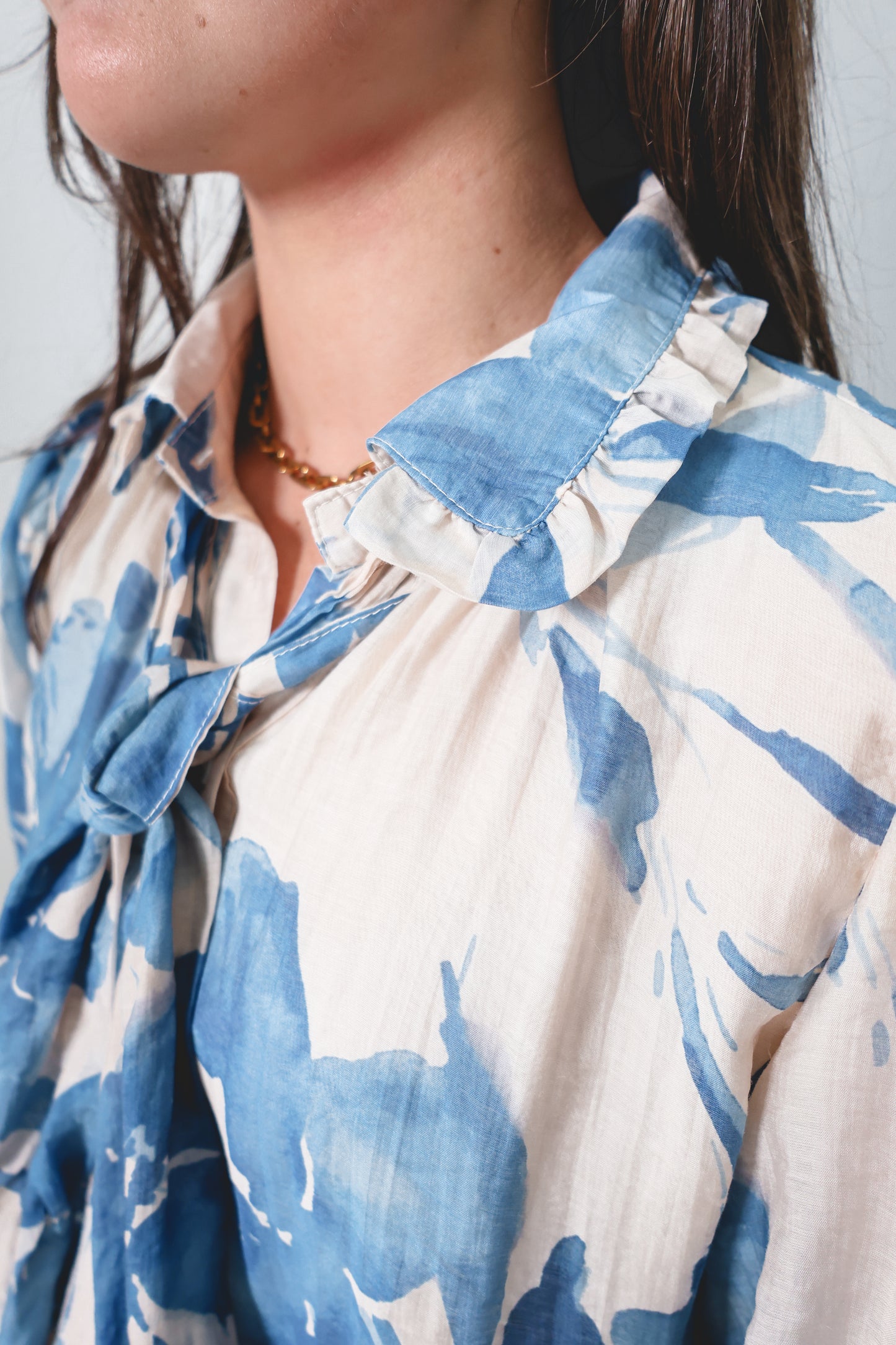 Bayside Bloom Puff Sleeve Top