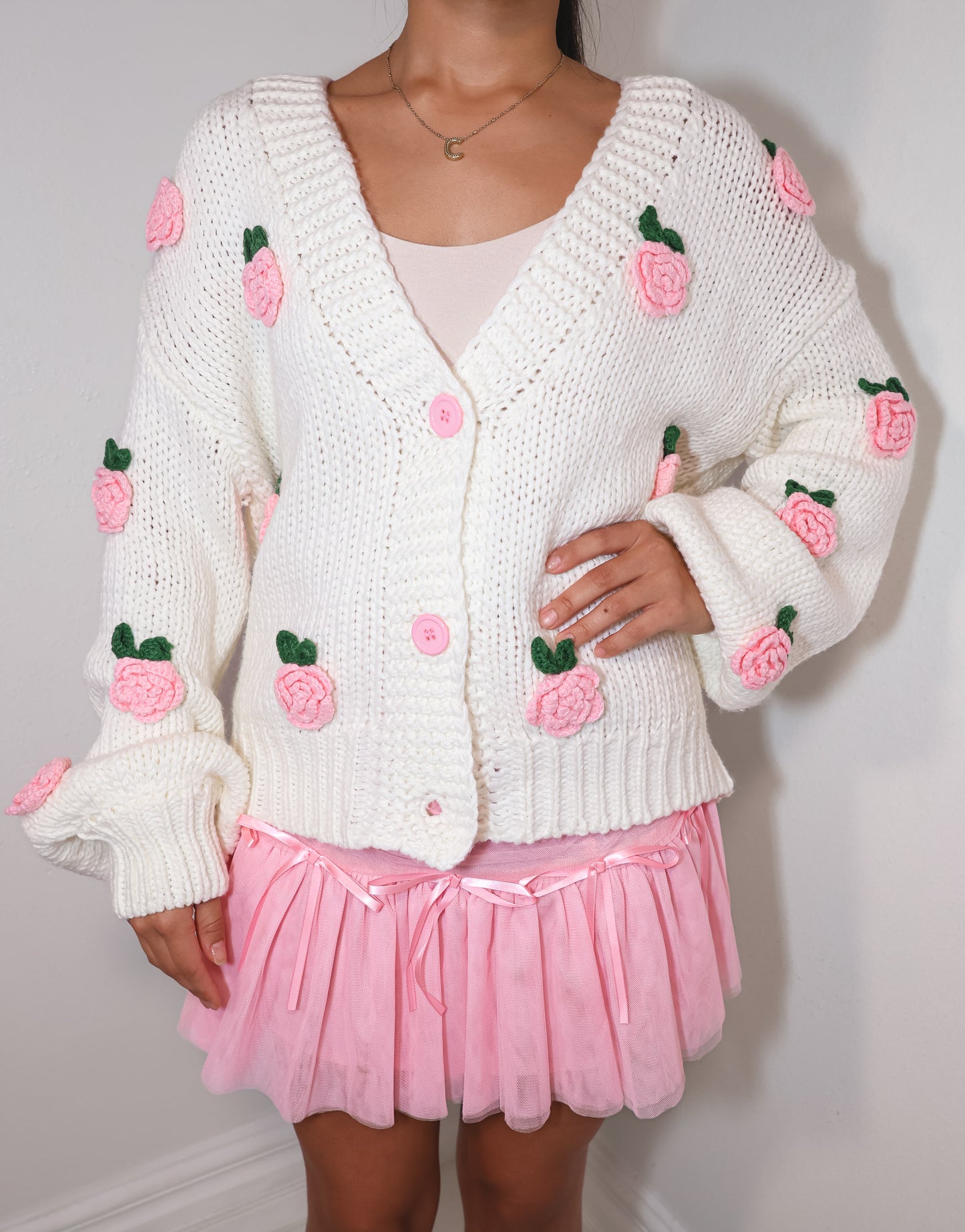 Blossom Charm Knit Cardigan