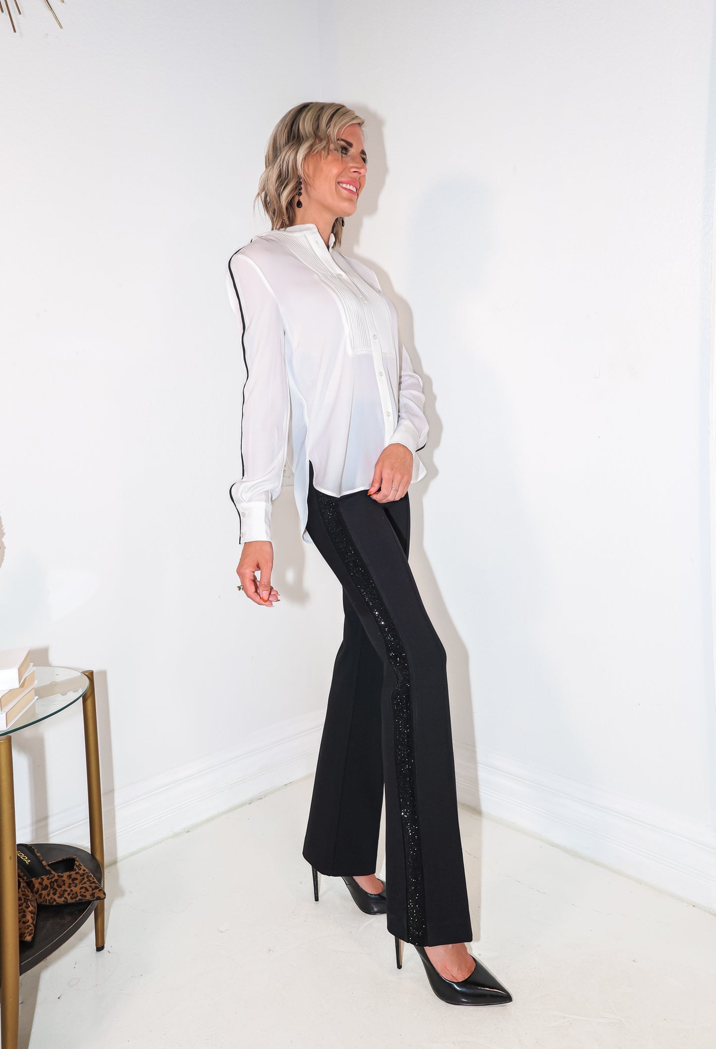 Lysse Josephine Tuxedo Top