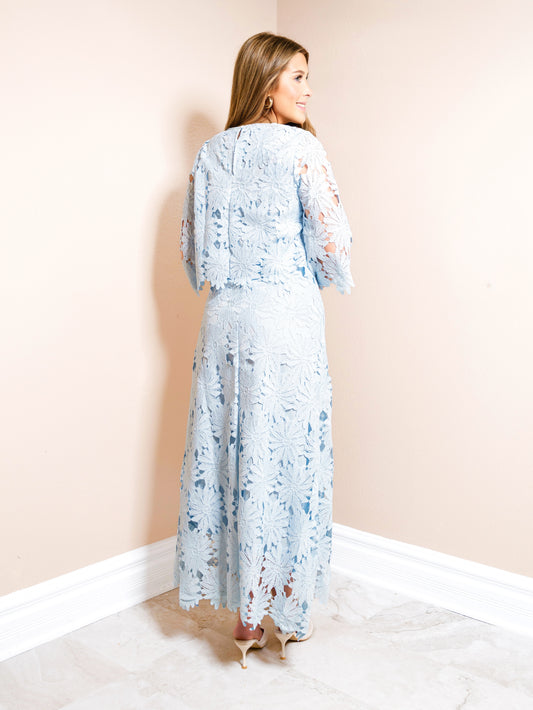 Bluebell Daisy Lace Midi Skirt