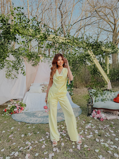 Lace & Light Drape Tank