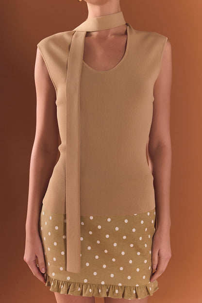 Endless Rose Knitted Neckband Top