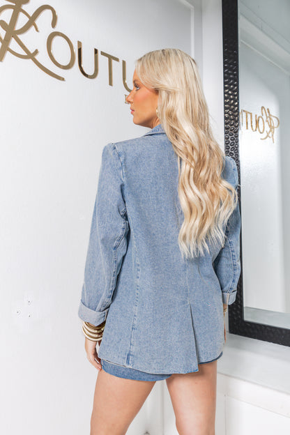 California Blues Denim Blazer
