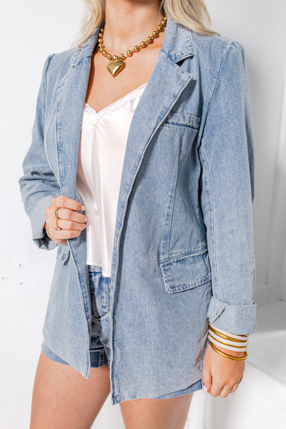 California Blues Denim Blazer
