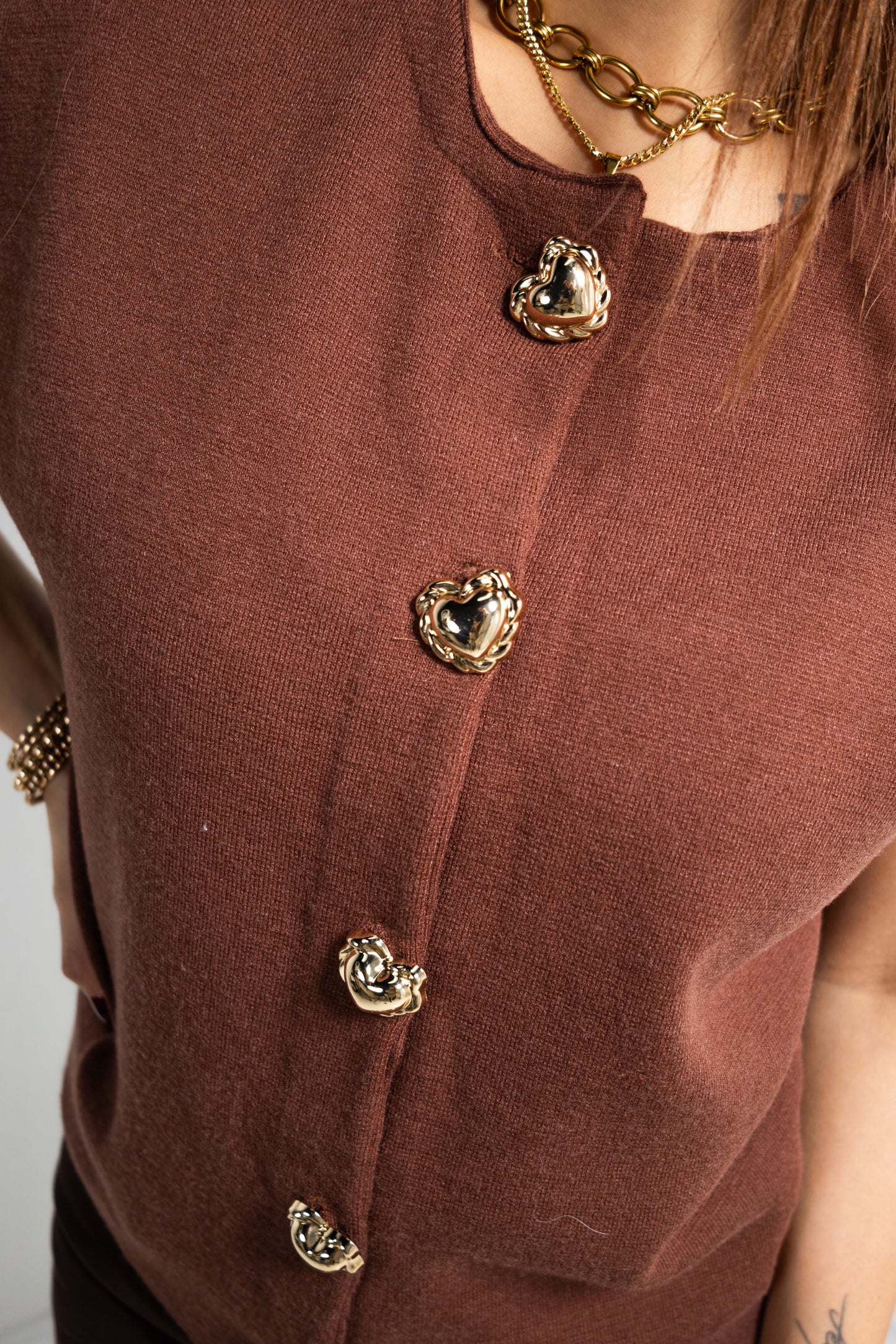 Charming Hearts Drop Shoulder Top