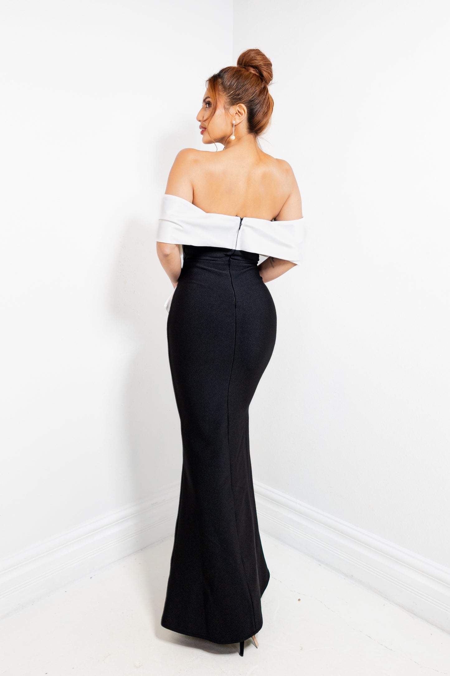 Couture Bow Bandage Dress