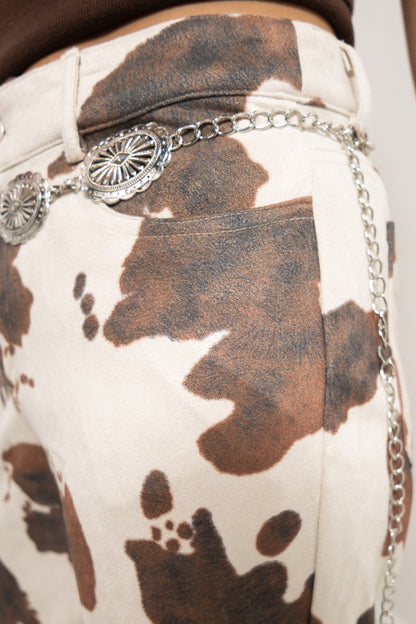 Cowgirl Canvas Low Waist Suede Pants