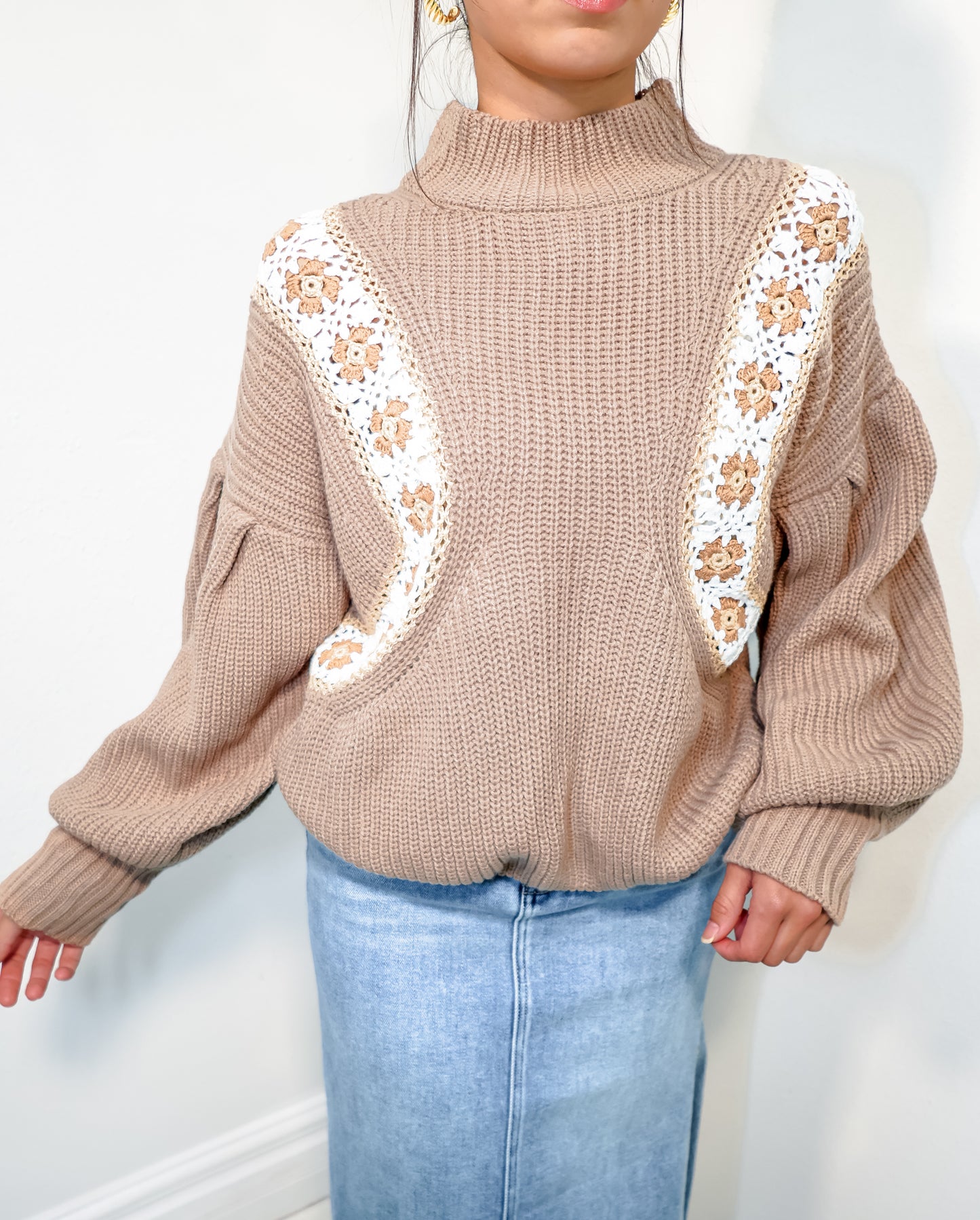 Cozy Crochet Sweater Top