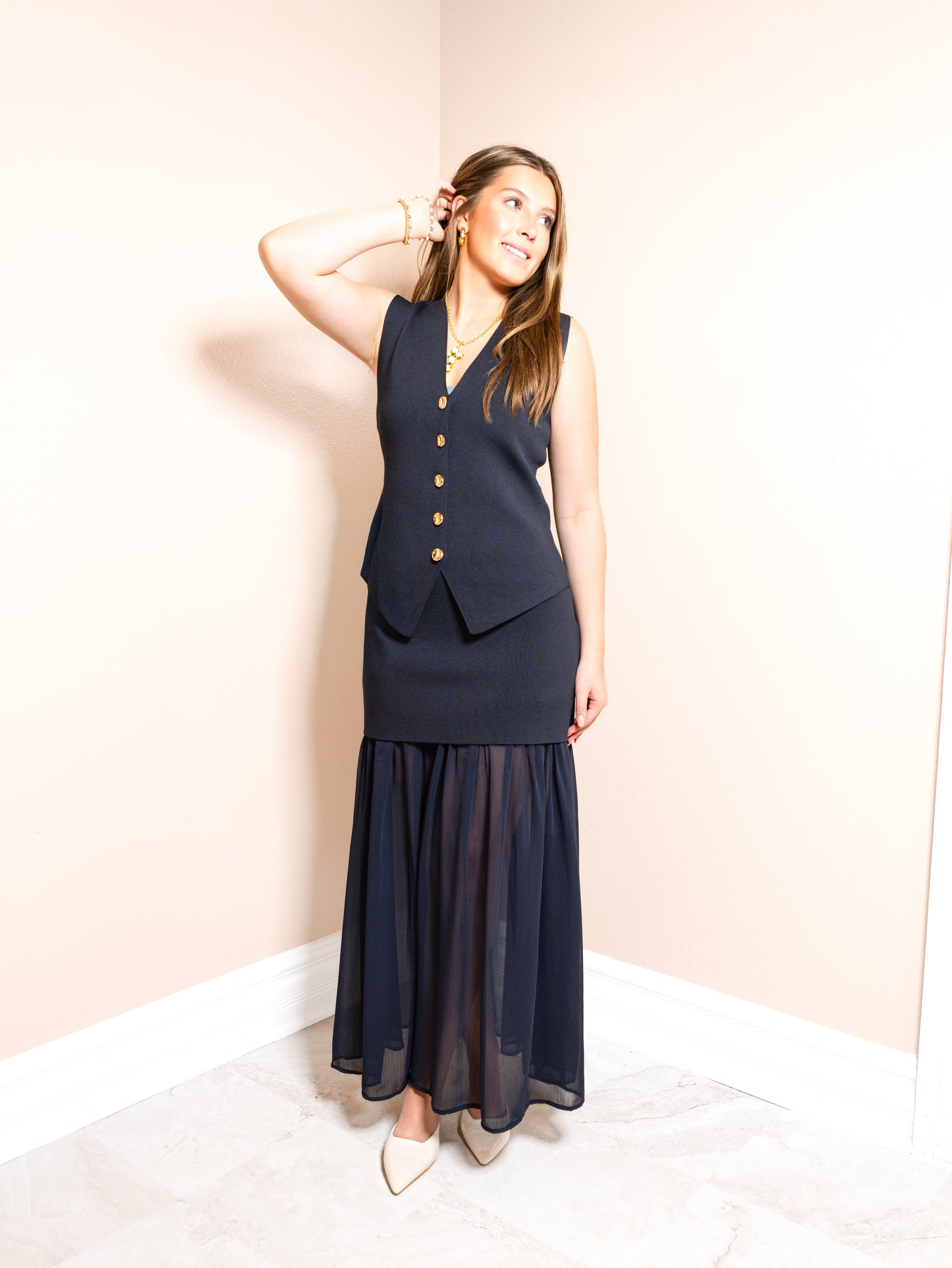Midnight Harbor Knit Top