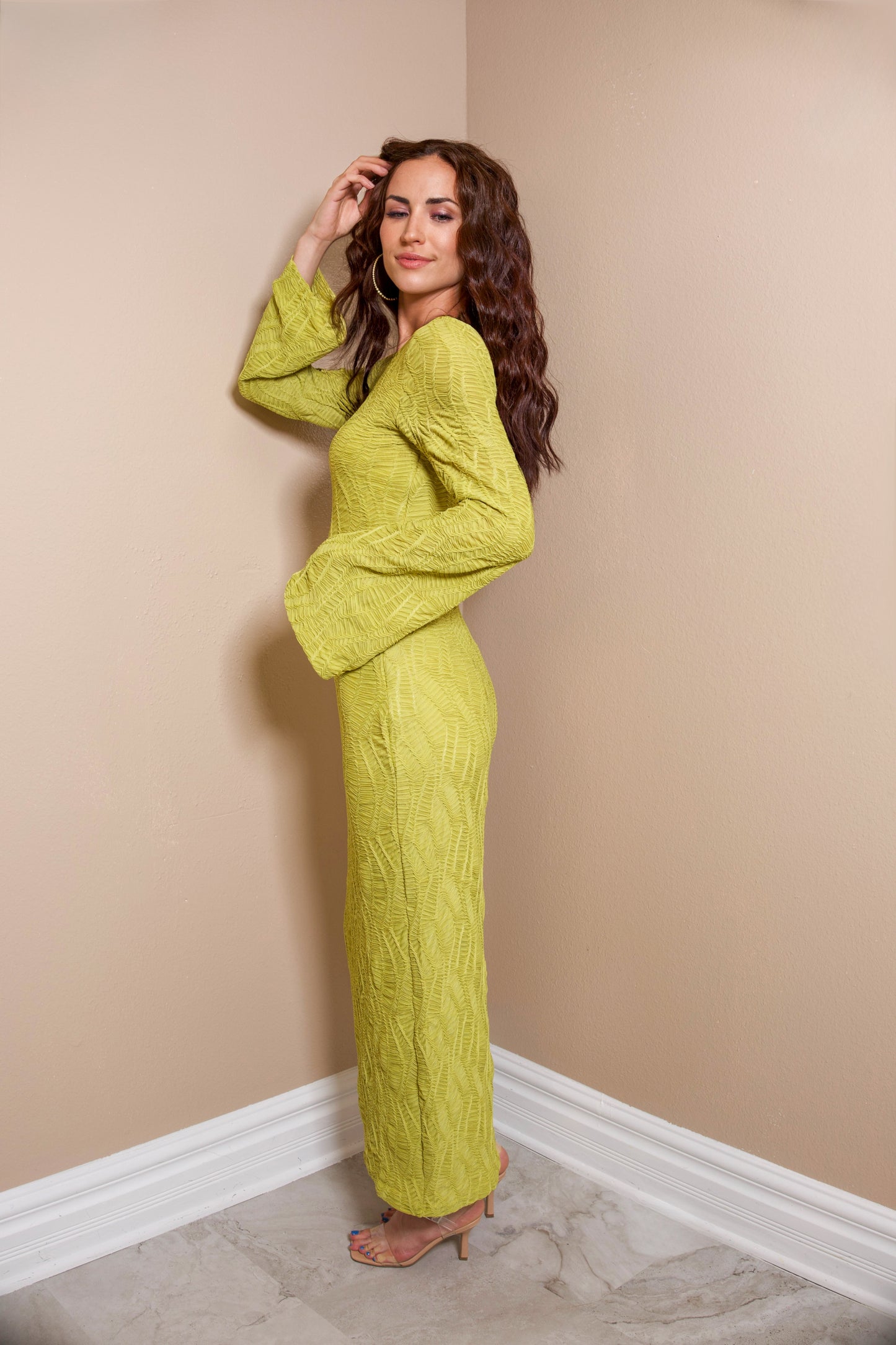 Everyday Beauty Textured Knit Sweater Dress