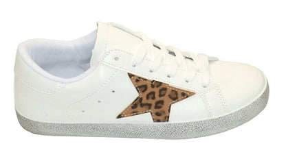 Leopard Star Sneakers