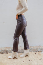 Dear John Jeanne Vegan Leather Cropped Pants-Pants-KCoutureBoutique, women's boutique in Bossier City, Louisiana