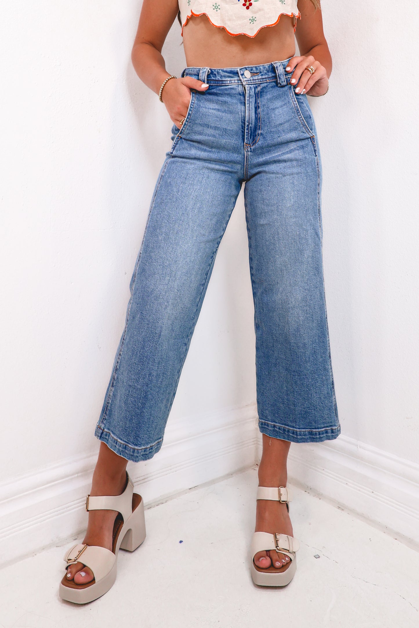Dear John Audrey Surfwind Wide Leg Jeans