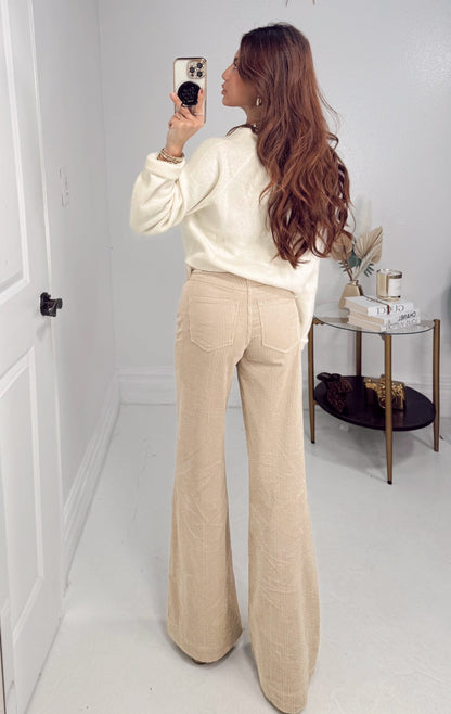 Dear John Fiona Cream Corduroy Pants