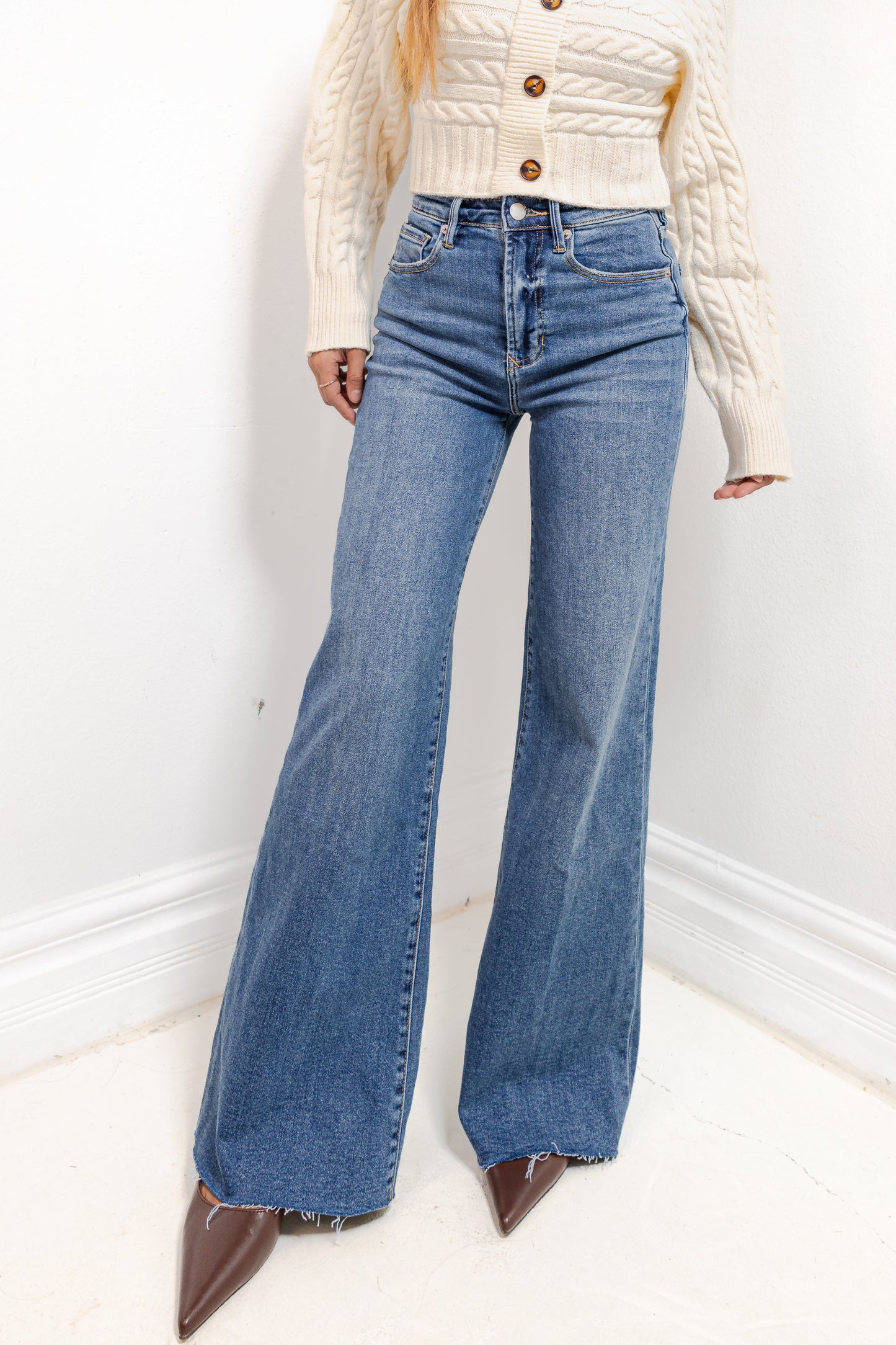 Dear John Fiona Natal Wide Leg Jeans