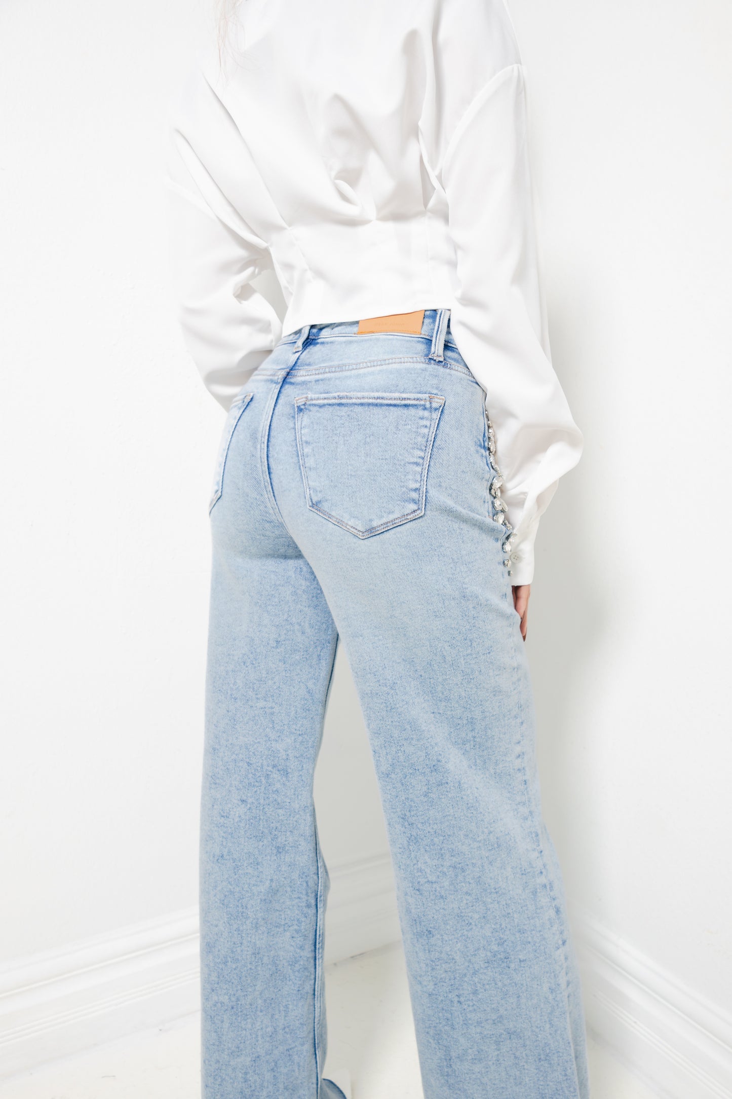 Dear John Fiona Sparkle Wide Leg Jeans