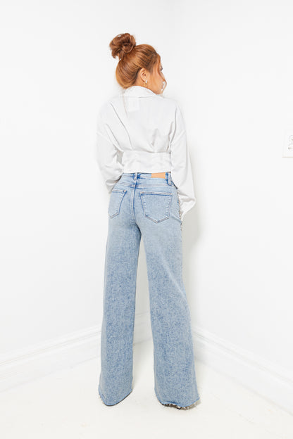 Dear John Fiona Sparkle Wide Leg Jeans