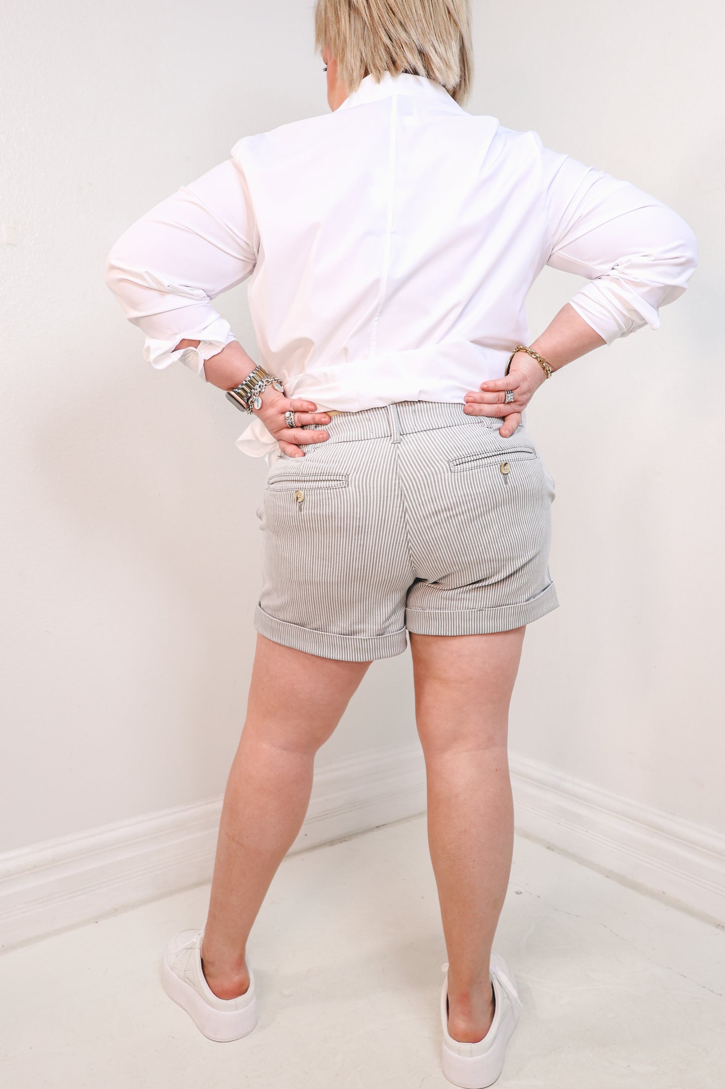 Dear John North Hampton Striped Shorts