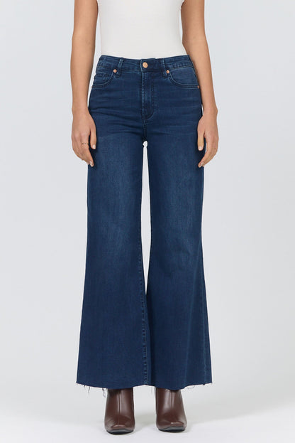 Fiona Wide Leg Jean in Princess