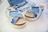 Dirty Laundry Plays Denim Platform Sandal-Shoes-KCoutureBoutique, women's boutique in Bossier City, Louisiana
